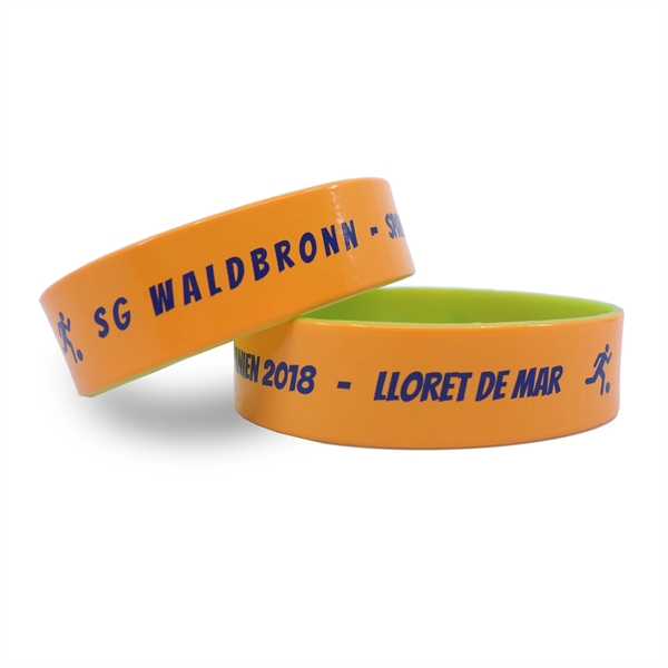 Orange color option for Silicone Wrist Band