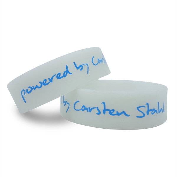 White color option for Silicone Wrist Band