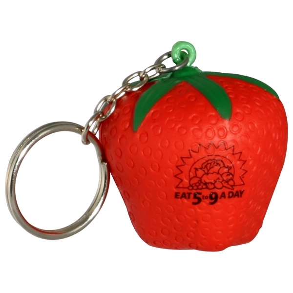 Medium Red color option for Strawberry Key Chain