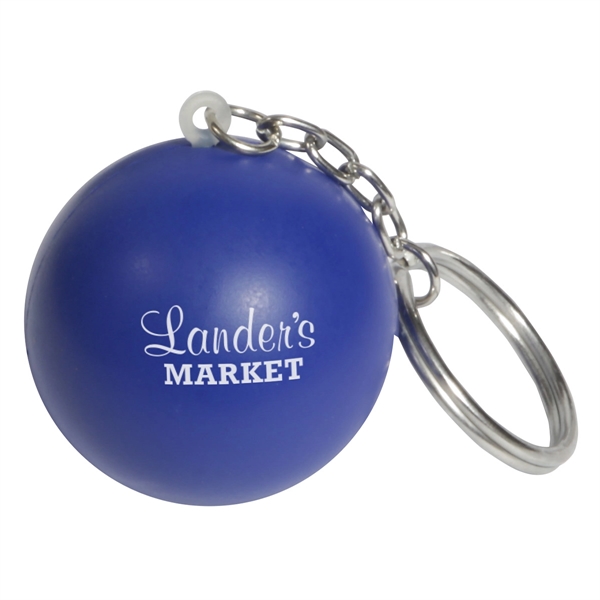 Medium Blue color option for Stress Ball Key Chain