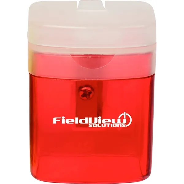 Translucent Red color option for Flip Top Pencil Sharpener