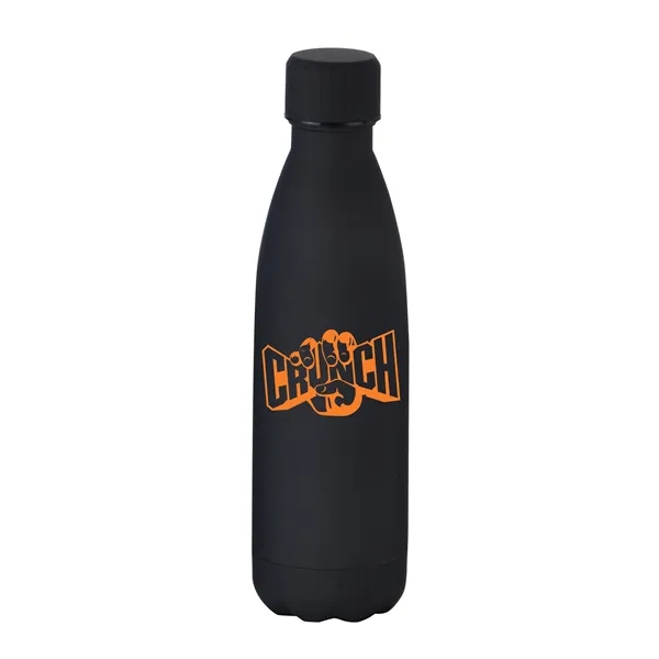 Black color option for 17 Oz. Vacuum Insulated Matte Soft Touch Steel Bottle