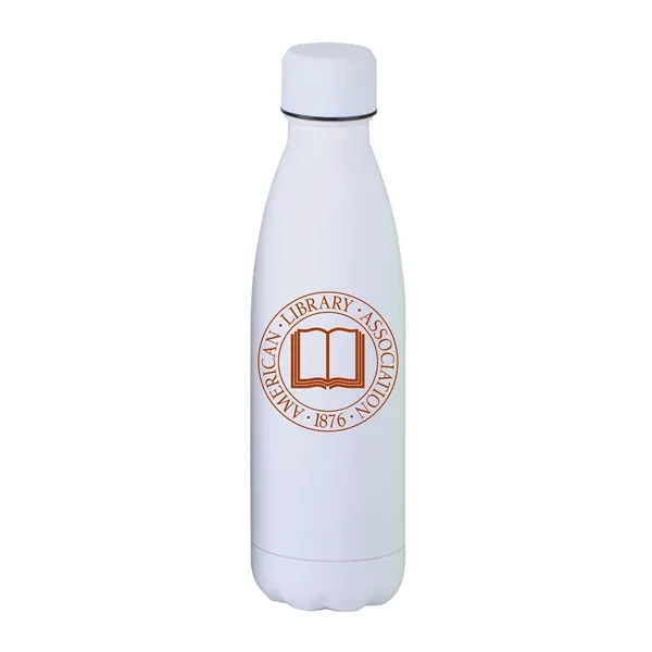 White color option for 17 Oz. Vacuum Insulated Matte Soft Touch Steel Bottle