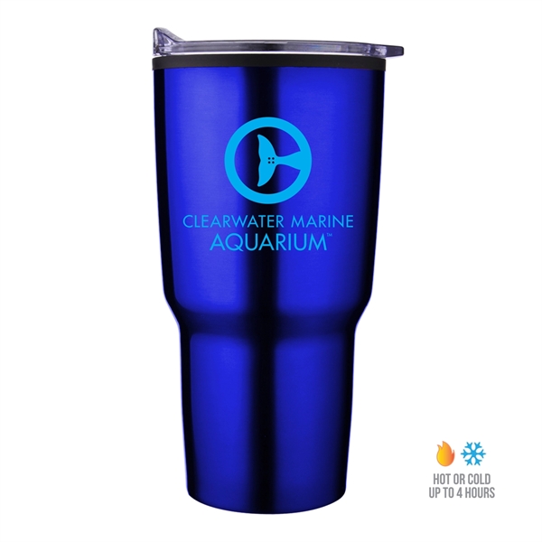 Blue color option for 30 Oz Economy Tapered Stainless Steel Tumbler