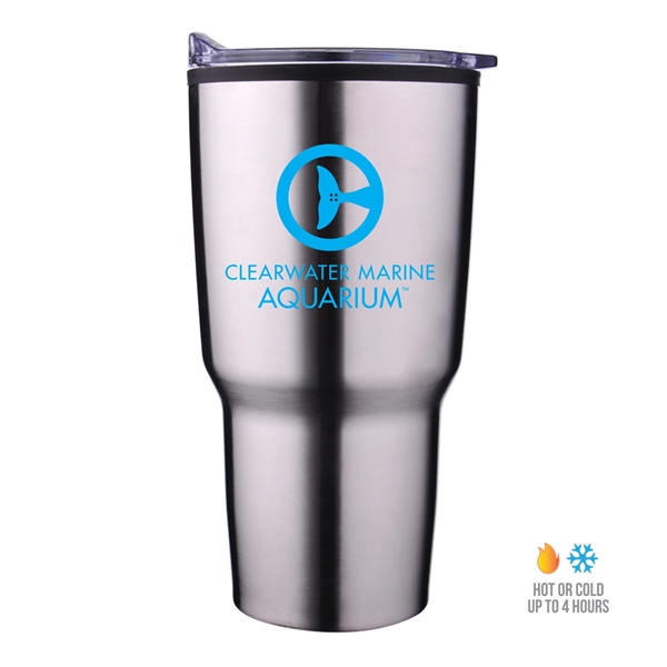 Silver color option for 30 Oz Economy Tapered Stainless Steel Tumbler