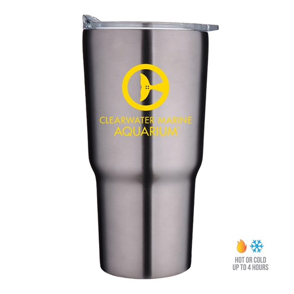 Titanium color option for 30 Oz Economy Tapered Stainless Steel Tumbler