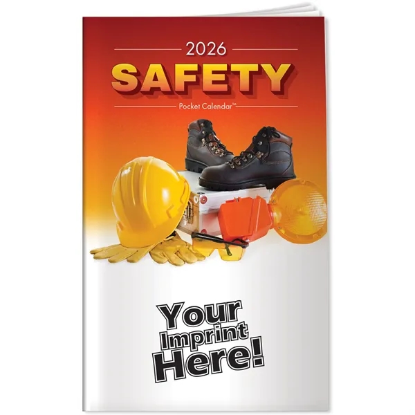 Multi Color color option for Pocket Calendar   2026 Safety
