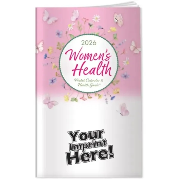Multi Color color option for Pocket Calendar   2026 Women's Health Guide