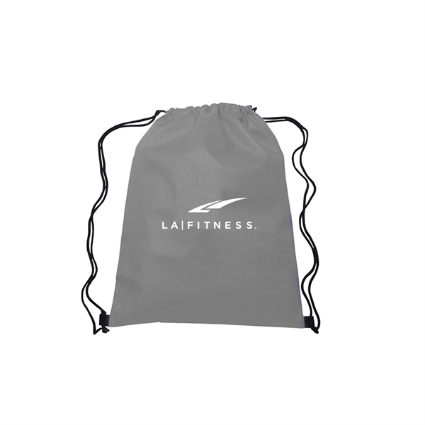 Gray color option for 13"W X 16.5"H Drawstring Non Woven Bag