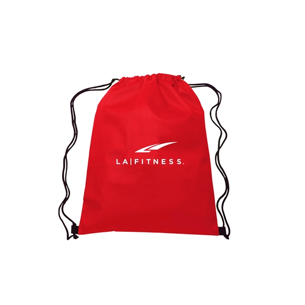 Red color option for 13"W X 16.5"H Drawstring Non Woven Bag