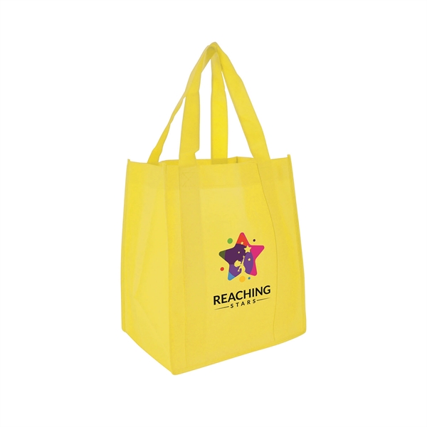 Yellow color option for 13"W X 15"H With A 10" Gusset Shopping Tote
