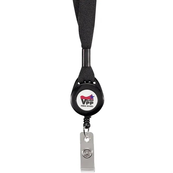 Black color option for Lanyard Badge Reel