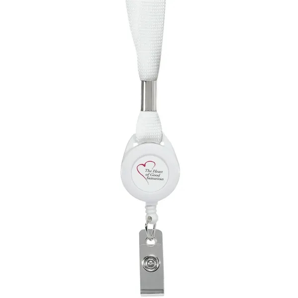 White color option for Lanyard Badge Reel