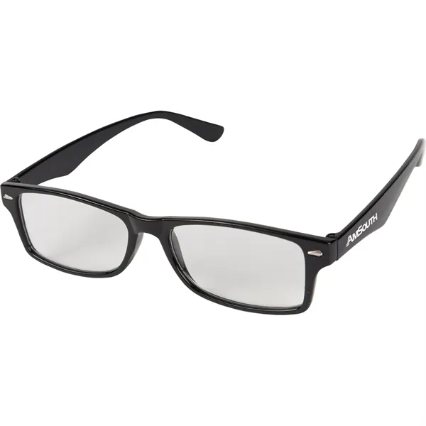 Black-Silver color option for Central Park Reading Glasses
