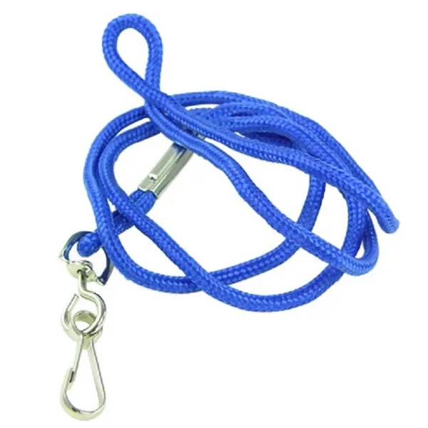 Blue color option for 38" Round Lanyard With Snap Hook