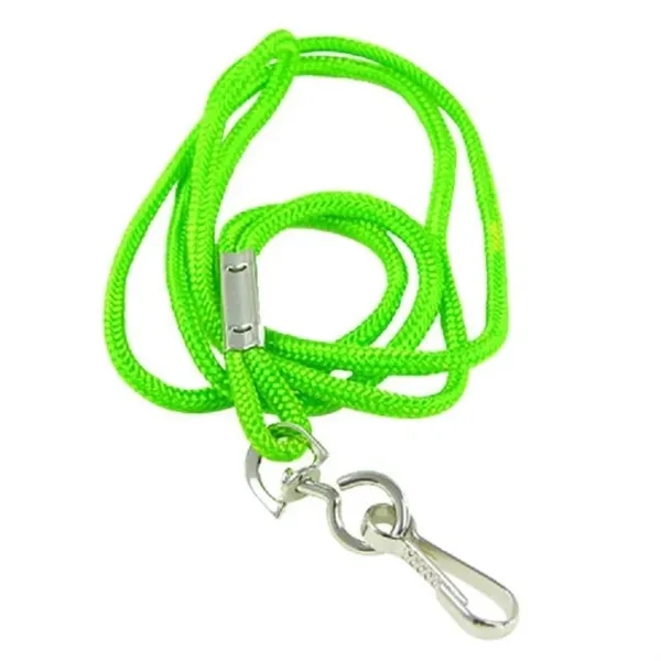Green color option for 38" Round Lanyard With Snap Hook