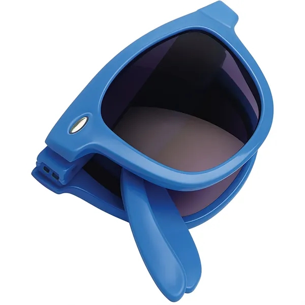 Blue color option for Folding Hipster Sunglasses