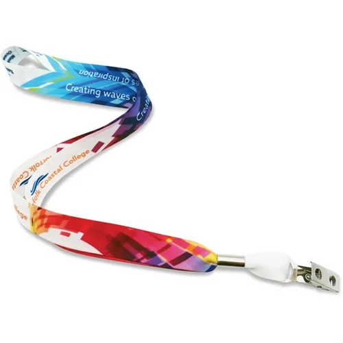 Main photo of 3/4" Sublimated Ocean Plastic Lanyard