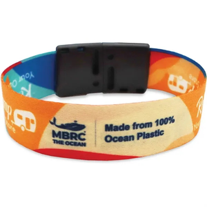 Photo of Sublimated Ocean Plastic Wristband