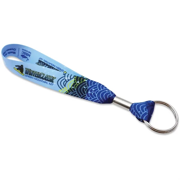 White color option for Ocean Plastic Keychain Wristlet