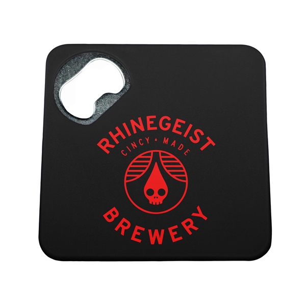 Black color option for Bottle Opener Tek Coaster
