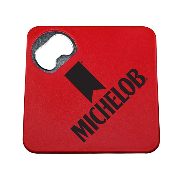 Red color option for Bottle Opener Tek Coaster