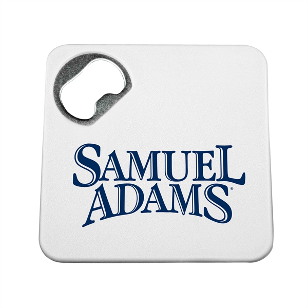 White color option for Bottle Opener Tek Coaster