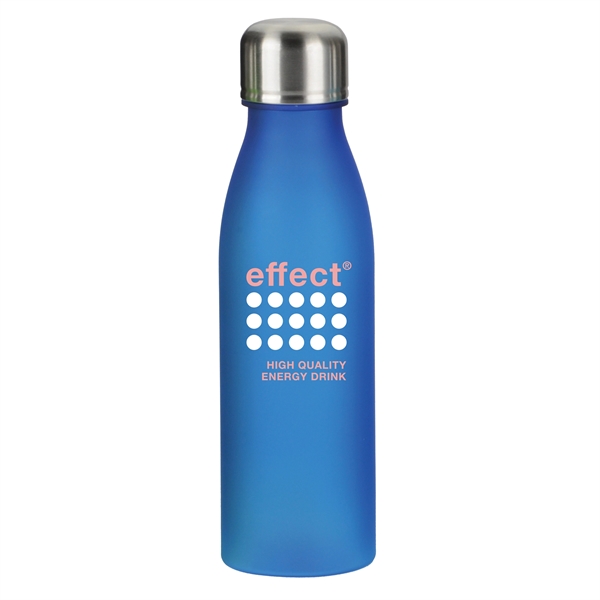 Translucent Blue color option for 24oz. Tritan Bottle With Stainless Steel Cap