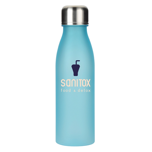 Translucent Teal color option for 24oz. Tritan Bottle With Stainless Steel Cap