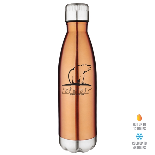 Copper color option for 17 Oz. Bottle Economy Drinkware Gift Box Set
