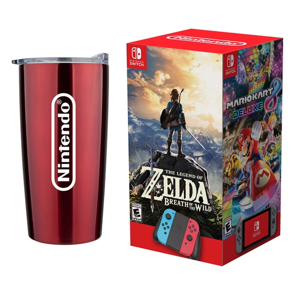 Red color option for 20 Oz. Tumbler Economy Drinkware Gift Box Set
