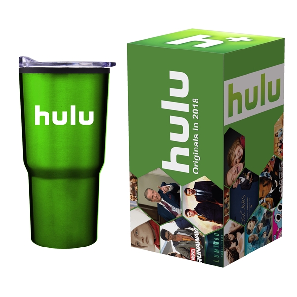 Green color option for 20 Oz. Economy Tumbler Drinkware Gift Box Set