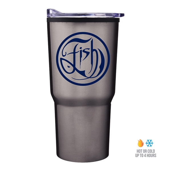 Titanium color option for 20 Oz. Economy Tumbler Drinkware Gift Box Set