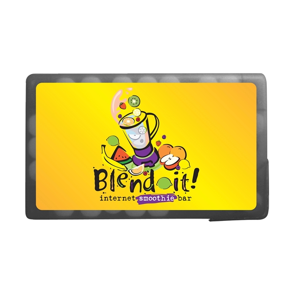 Translucent Black color option for Postcard With Rectangle Credit Card Mints
