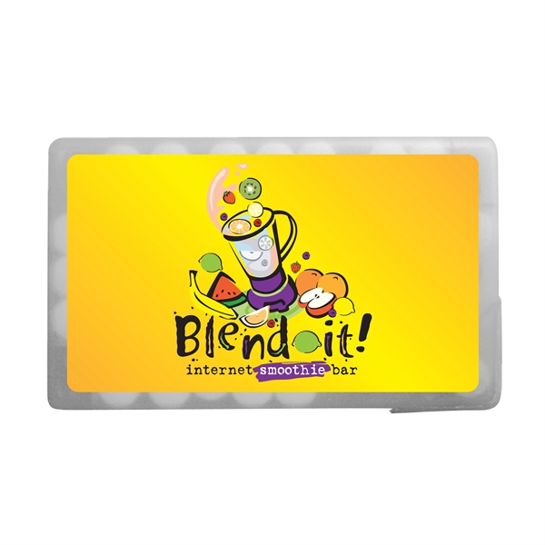 Translucent Frost color option for Postcard With Rectangle Credit Card Mints