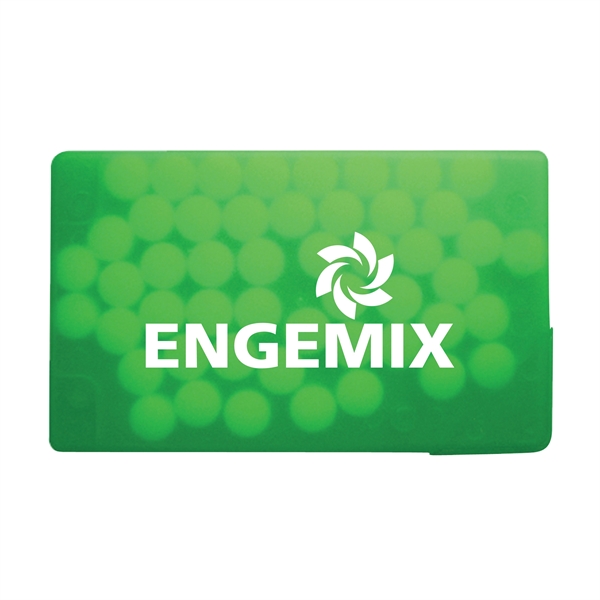 Translucent Green color option for Postcard With Rectangle Credit Card Mints