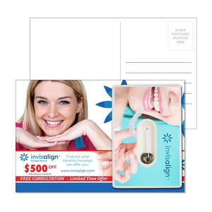 Photo of Postcard With Credit Card Style Dental Floss With Mirror