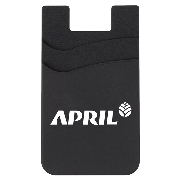 Black color option for Tek Booklet With Double Pocket Silicone Wallet