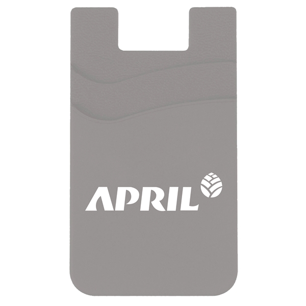 Gray color option for Tek Booklet With Double Pocket Silicone Wallet