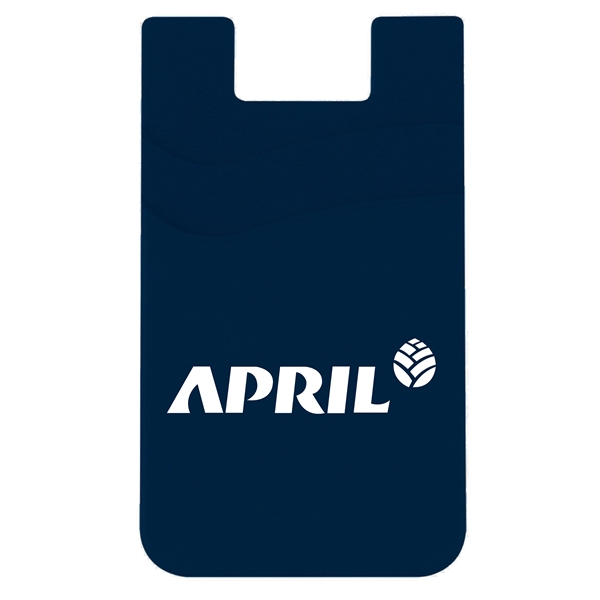 Navy Blue color option for Tek Booklet With Double Pocket Silicone Wallet