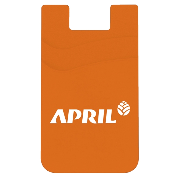 Orange color option for Tek Booklet With Double Pocket Silicone Wallet