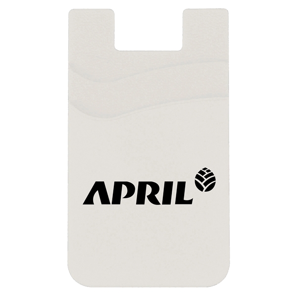 White color option for Tek Booklet With Double Pocket Silicone Wallet