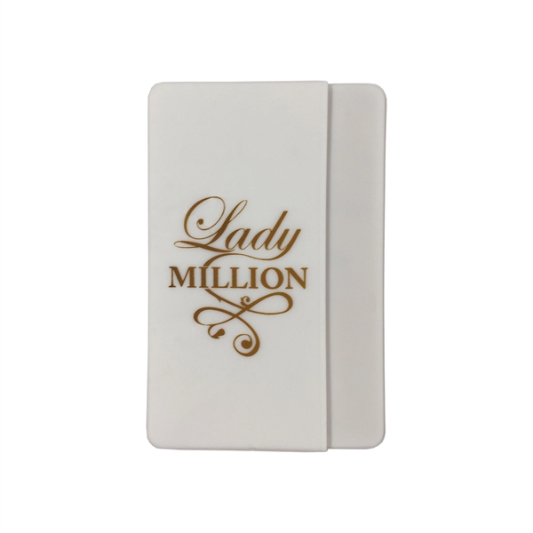 White color option for Tek Booklet With Silicone Smart Side Wallet