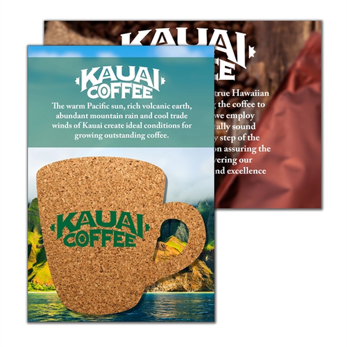 Main photo of Post Card With Coffee Cup Cork Coaster