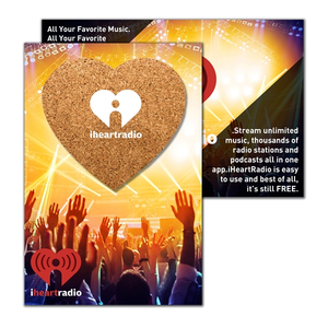 Photo of Post Card With Heart Shaped Cork Coaster