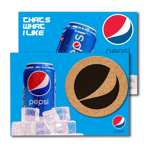 Main photo of Post Card With Round Cork Coaster