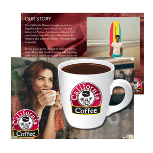 Photo of Post Card With Full Color Coffee Cup Coaster