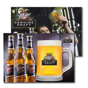 Photo of Post Card With Full Color Beer Mug Coaster