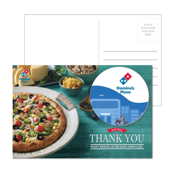 Multi color color option for Post Card With Full Color Round Cork Coaster