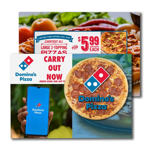 Photo of Post Card With Full Color Round Cork Coaster